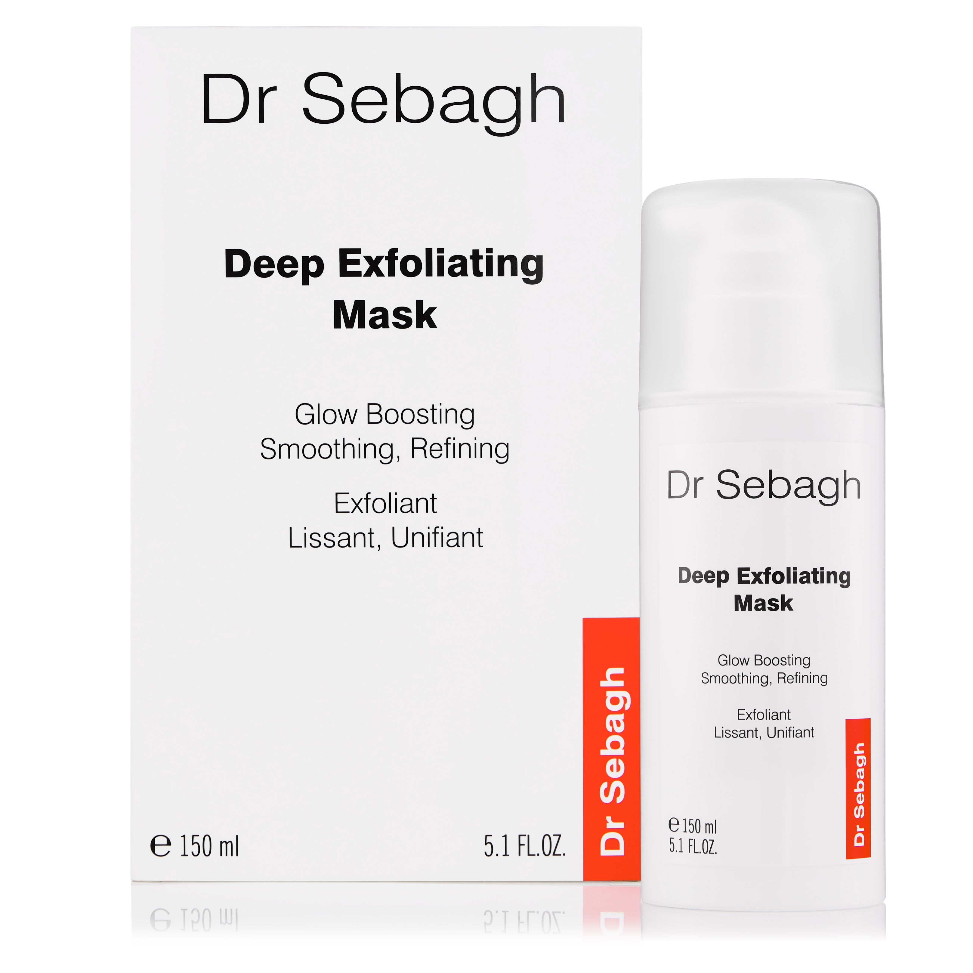 Dr Sebagh Deep Exfoliating Mask professional size with packaging for clinic use