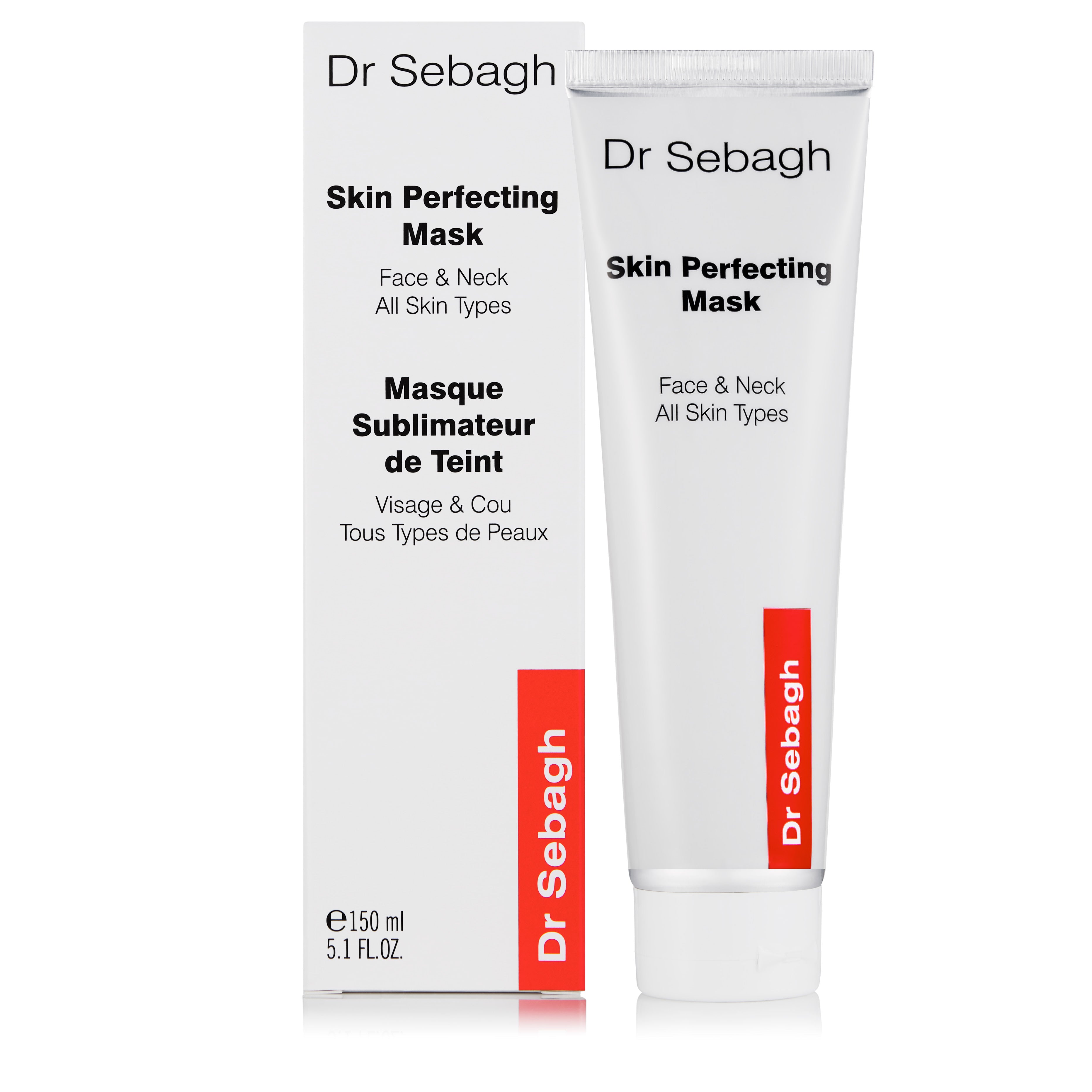 Dr Sebagh Skin Perfecting Mask 150ml with box, suitable for all skin types