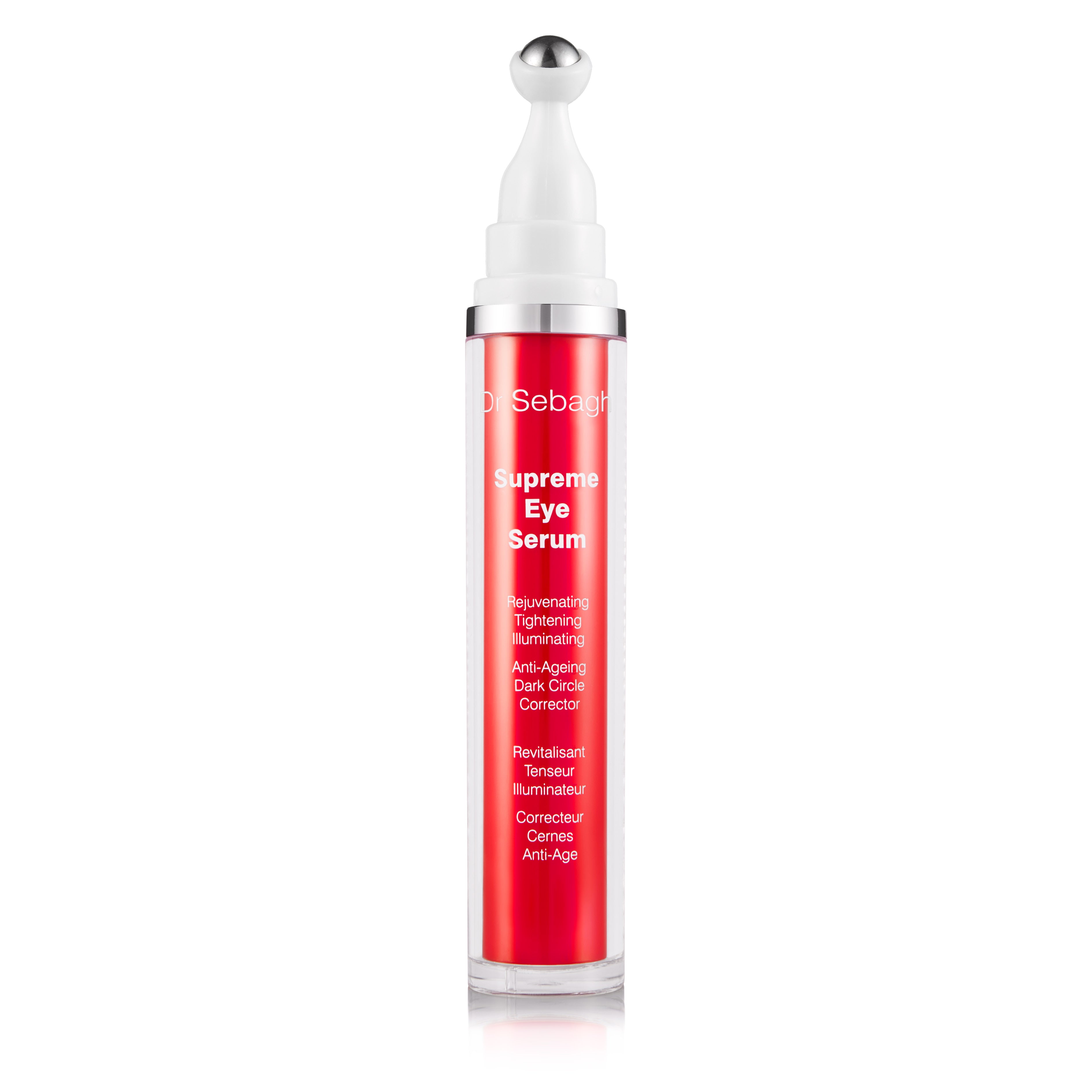 Dr Sebagh Supreme Eye Serum with cooling metal applicator – product shot
