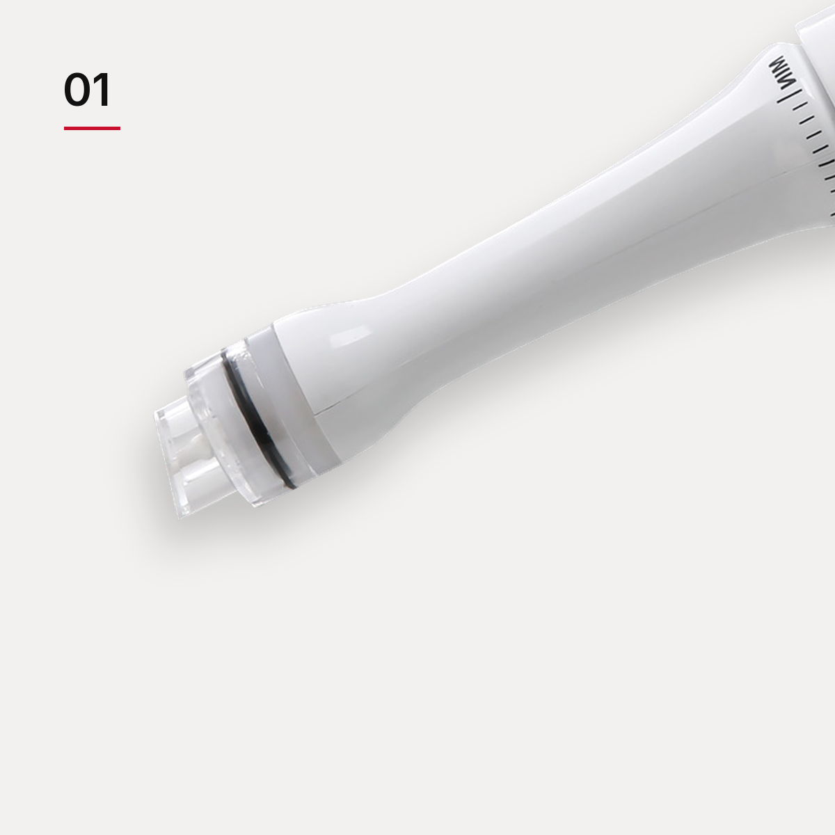 Aquapure Facial step 1, Aqua Peeling: the hydro-exfoliation handpiece that cleanses and draws out impurities
