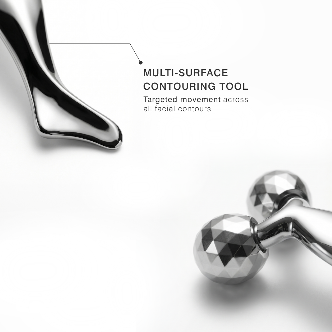 Multi-surface contouring tool with text on a white background