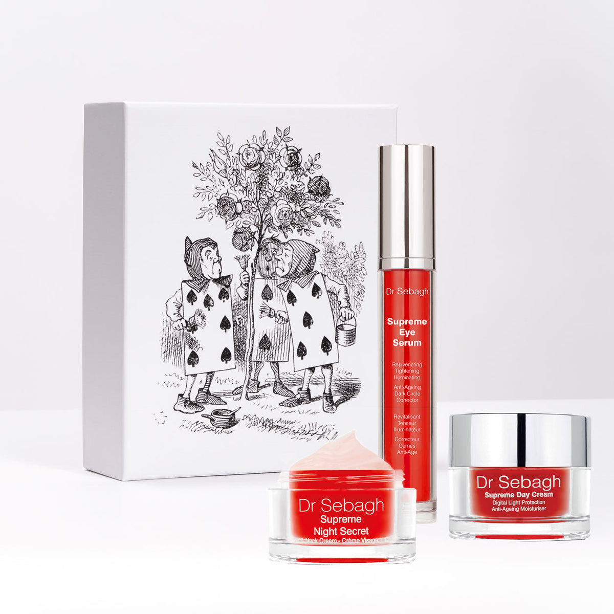 Dr Sebagh Supreme Collection with the Painting the Roses Alice lid