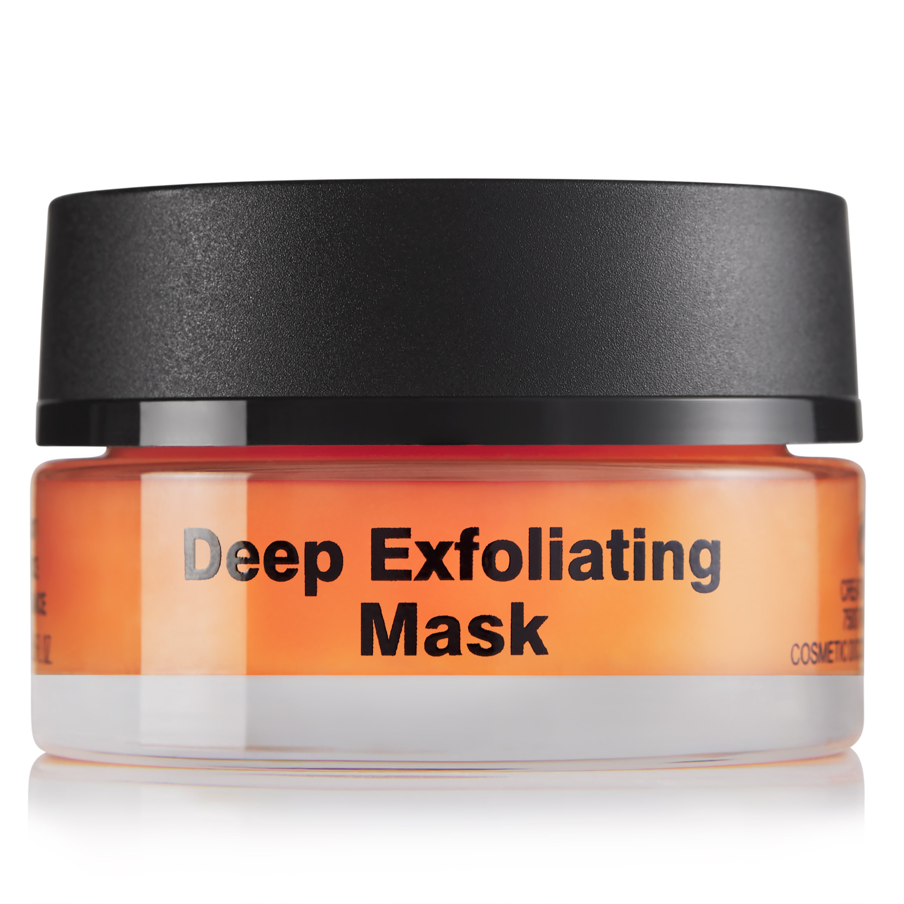 Close-up of Dr Sebagh Deep Exfoliating Mask jar highlighting exfoliating skincare formula
